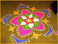 Rangoli art